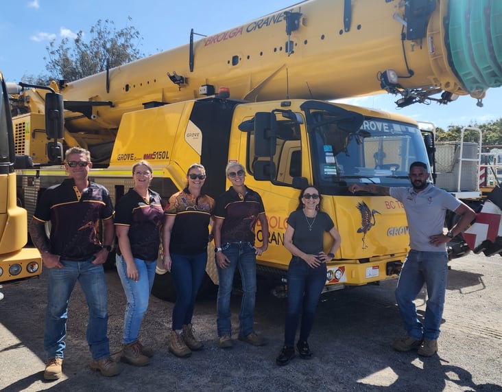 Indigenous owned Brolga Cranes deliver certified crane solutions